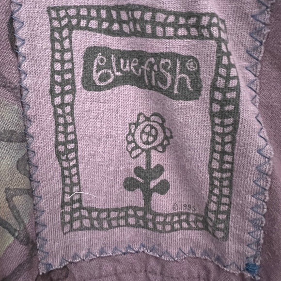 Blue Fish Clothing - Invention Vest - Denim - Summer 1995 - hand printed - Picture 4 of 6